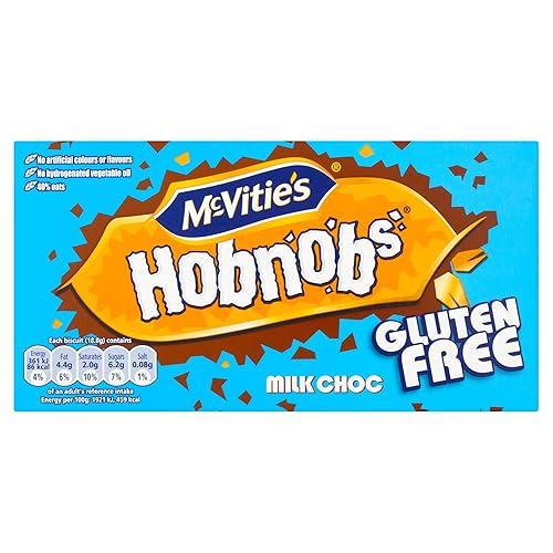 McVities Gluten Free Milk Chocolate Hobnobs Biscuits