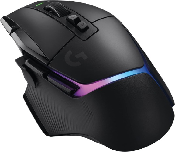 Logitech G502 X PLUS LIGHTSPEED Wireless Optical mouse with LIGHTFORCE hybrid switches, LIGHTSYNC RGB, HERO 25K gaming sensor, compatible with PC - macOS/Windows - Black - Black Wireless RGB