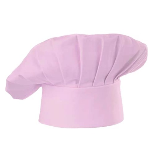 Hyzrz Chef Hat Adult Adjustable Elastic Baker Kitchen Cooking Chef Cap for Adult/Kids - One Size - Pink