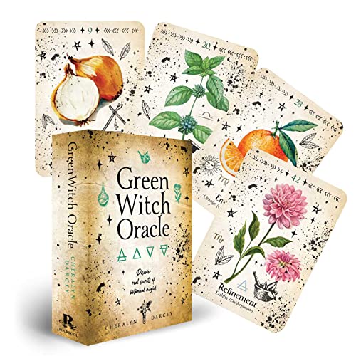Green Witch Oracle Cards: Discover Real Secrets of Botanical Magick (44 Full-Color Cards and 144-Page Guidebook)