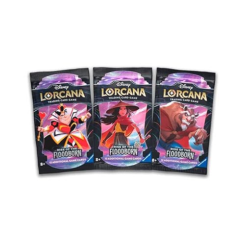 Ravensburger Disney Lorcana Trading Cards Game for Adults and Kids 8 Years Up - Booster (1 Individual Pack) - Set 2: Rise of The Floodborn