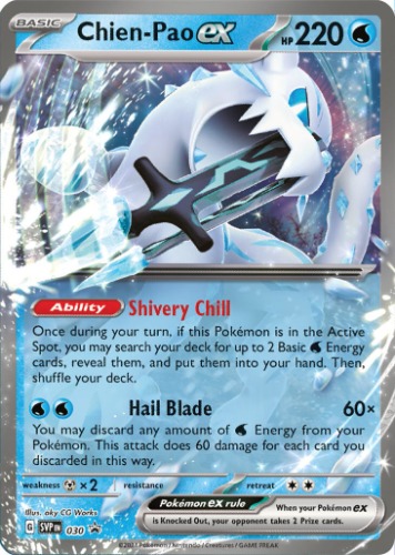 Chien-Pao ex (030) [Scarlet & Violet: Black Star Promos] - Near Mint Holofoil