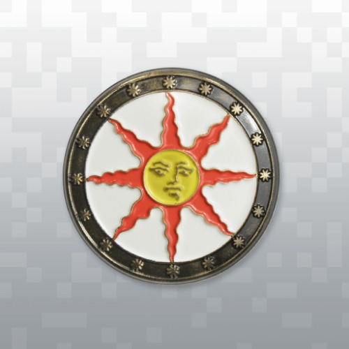 Sunlight Shield Enamel Pin | Dark Souls