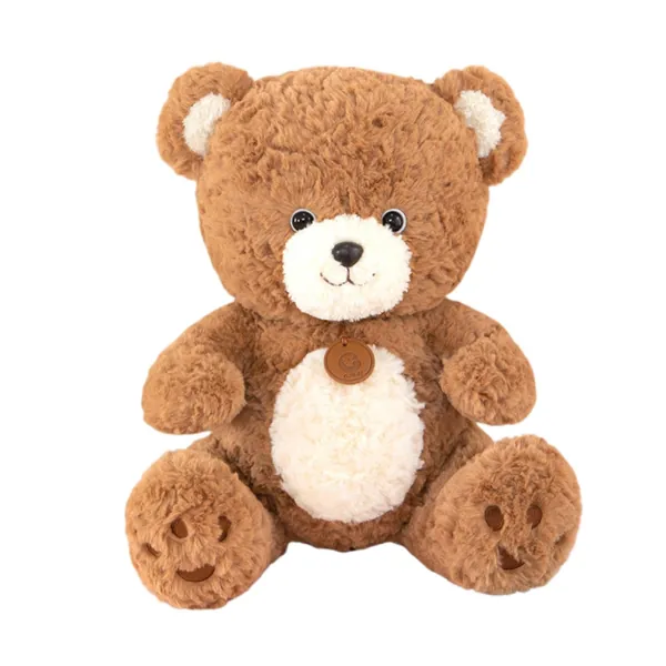 Bear Plushie, Uppstoppad björn | Söt Bear Plysch Bear Doll Kudde - 11,8 tum mjuk plysch gosedjurleksak för barn, bebisar, småbarn, vuxna, flickor, pojkar - Brun