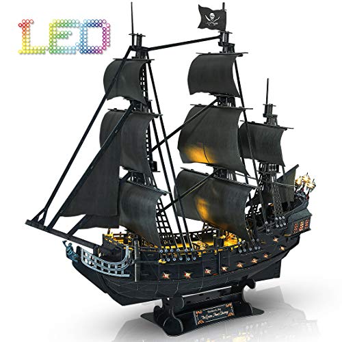 3D Puzzle Pirate Ship Queen Anne's Revenge 27'' Model