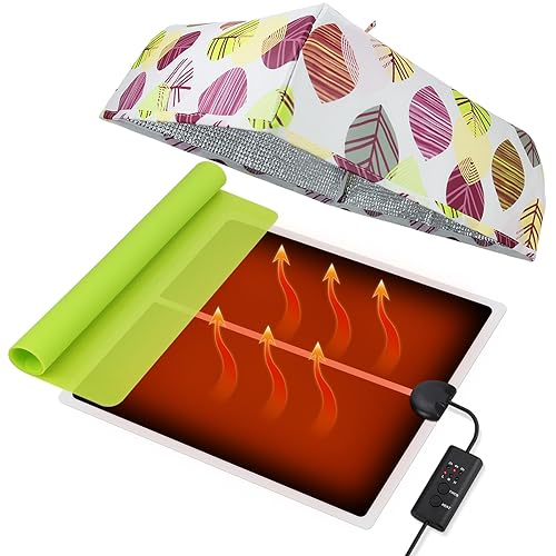 Epoxy Resin Heating Mat with Cover and Timer, Curing Machine, Quick Dry Tool Set Kit, Heater Coaster for Silicone Molds - Resin Heating Mat