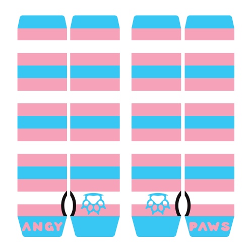 Trans Pride Arm Warmers
