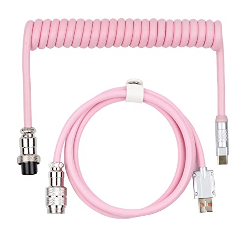 EPOMAKER Puff Aviator Coiled USB Cable