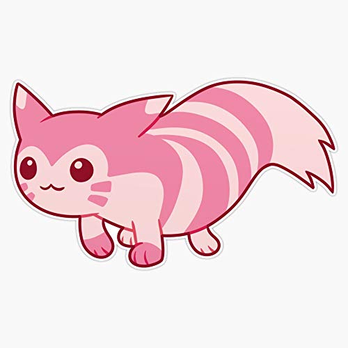 Shiny Furret Walk Meme Sticker Vinyl Bumper Sticker Decal High Quality Waterproof 5"