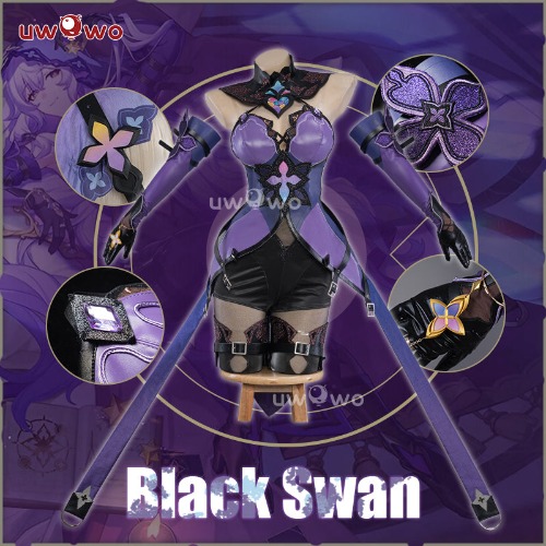 【Pre-sale】Uwowo Honkai Star Rail Black Swan Cosplay Costume | XXXL