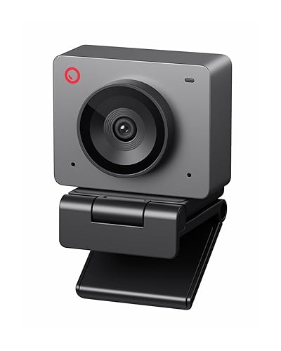 OBSBOT Meet SE 1080P 100FPS Webcam for PC, AI Framing Streaming Camera with 1/2.8" Sensor, Beauty Mode, Gesture Control, Staggered HDR, Web Camera for Desktop Computer, Laptop, Meeting. (Space Grey) - Space Grey