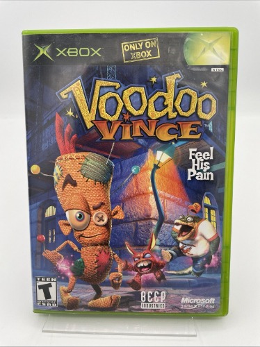 Voodoo Vince | Microsoft Xbox, 2003 | CIB | Tested &amp; Works