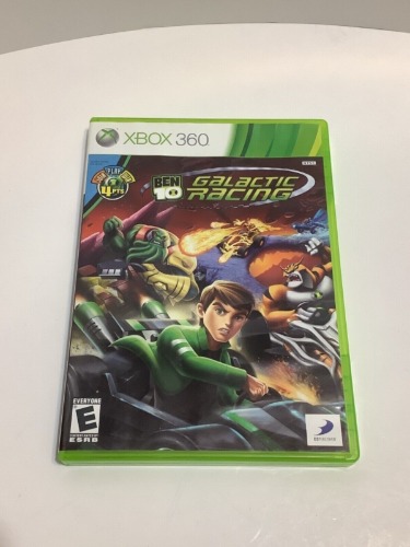Ben 10: Galactic Racing (Microsoft Xbox 360, 2011) With Insert Tested &amp; Working.
