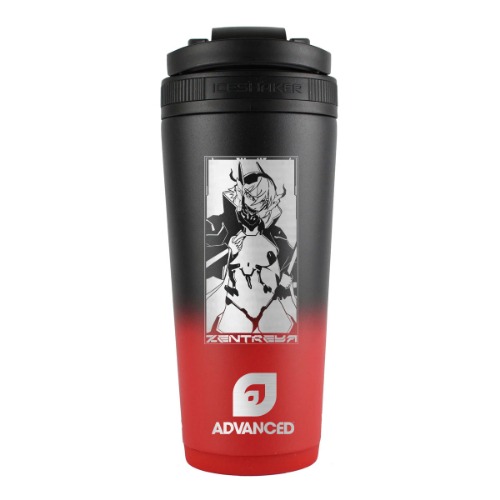 Zentreya Custom 26oz Ice Shaker - Red Black Ombre - Red Black Ombre
