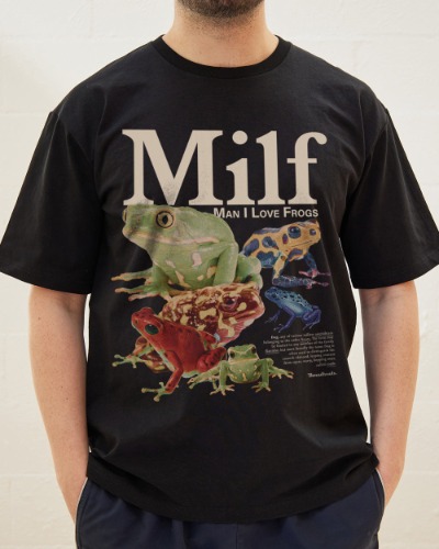 Man I Love Frogs T-Shirt | Women's / Black / 2XL