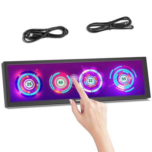 8.8" Portable Touch Screen Monitor - CPU RAM Monitoring