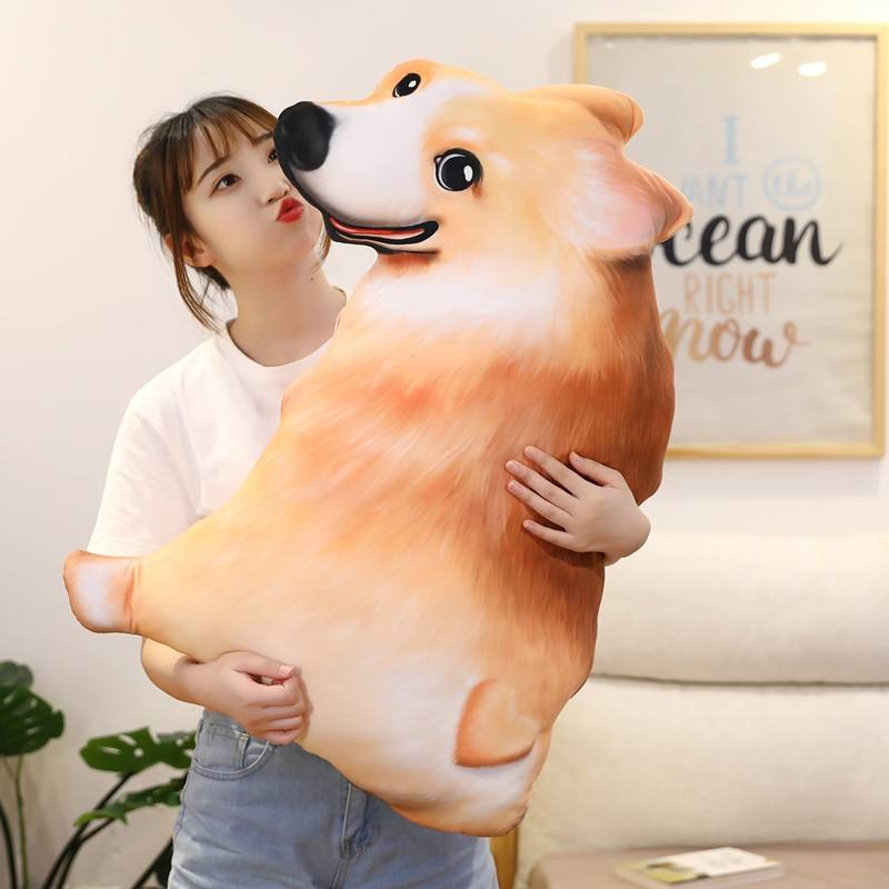 Creative 3D Corgi Plush Pillows - 1 / 50cm