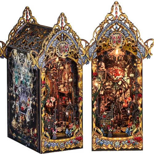 Neragron Book Nook Kit, DIY Dollhouses Booknook Kit - The Law of the Night