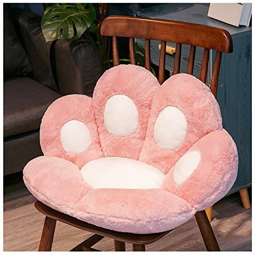 Comfy Chair Cushion Plush Cat Paw Cushion 80*70cm - Pink