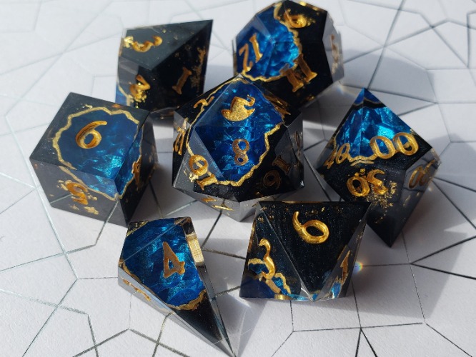 Sapphire Geode | Logo (Witch Hat)