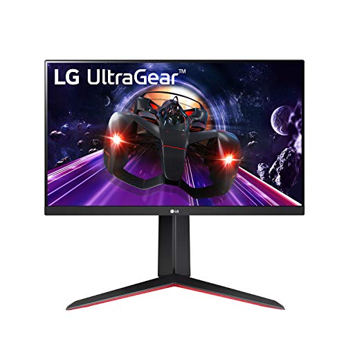 LG 24GN650-B Ultragear Gaming Monitor 24” FHD (1920 x 1080) IPS Display, 144Hz Refresh Rate, 1ms (GtG), AMD FreeSync Premium, Tilt/Height/Pivot Adjustable Stand - Black - Tilt & Height Adj