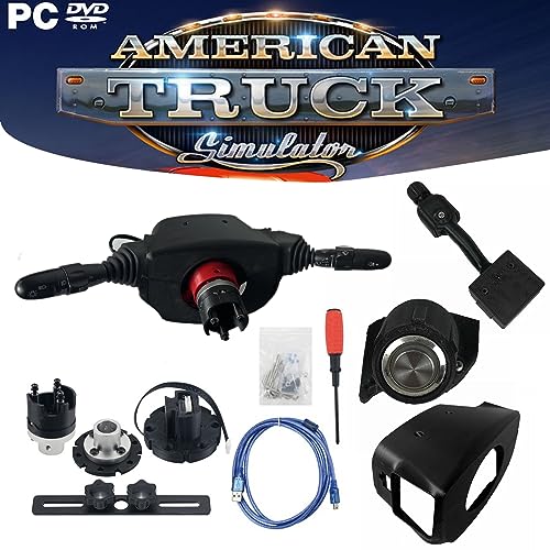 Obokidly DIY Racing Simulator Steering Wheel Turn Signal Wiper Lever Switch For Logitech G27 G29 Logitech Thrustmaster Simagic (Upgrade Type-For G27/G29/G920/G923 With Cover, Black) - Upgrade Type-For G27/G29/G920/G923 With Cover - Black