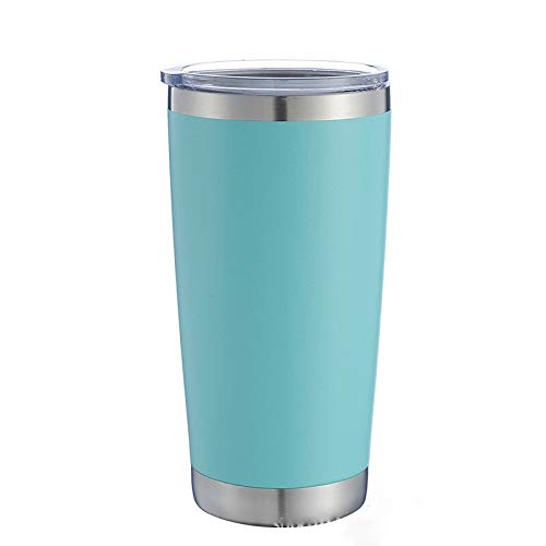 Gtell 20 oz Stainless Tumbler, Double Wall Stainless Steel Insulated Travel Mug for Keep Hot and Cool (Green) - Green