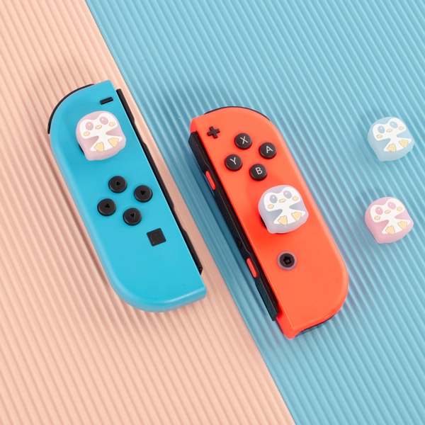 Cute Penguin Thumb Grips Switch OLED Joy-Con Controller Caps