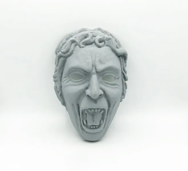 3D Printed Weeping Angel Mask Inspired by Doctor Who