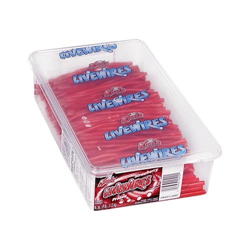 Koala - Livewires Strawberry Flavored Creme Filled Cable Candy, 1.2KG