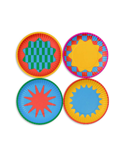 Dessert Plate Set - Colorblock | Default Title