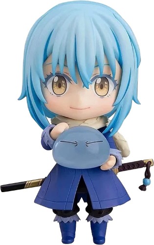 Tensei Shitara Suraimu Datta Ken Q Version Clay Man Rimuru Tempest PVC Figure Statue Face Replaceable Anime Model 10CM