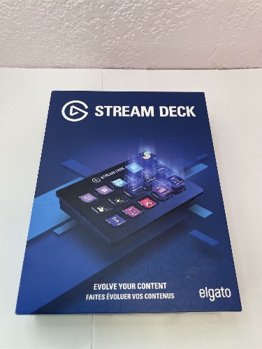 Elgato Stream Deck (10GAA9901) Wired 15-Key LCD Programmable Keyboard USB NOB