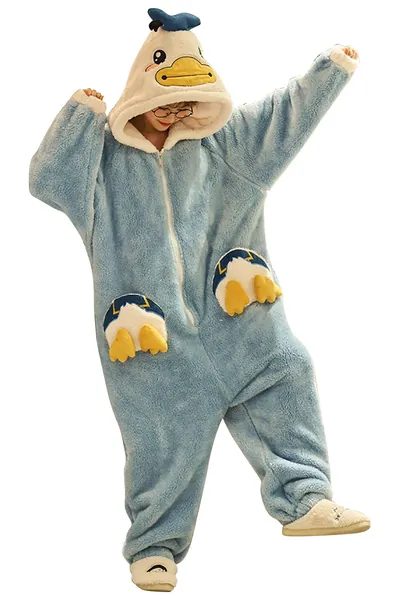 YAOMEI  Onesies Adult, 2021 Mens Kigurumi Onesies Pyjamas Fleece Animal Jumpsuit Sleepsuit Hoodie Nightwear 3D Hoodie, Halloween Costume Clothing, Xmas, Cosplay & Party