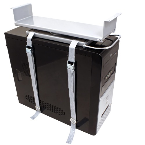 ROLINE Utdragbar PC-hållare, roterbar, silver - silver