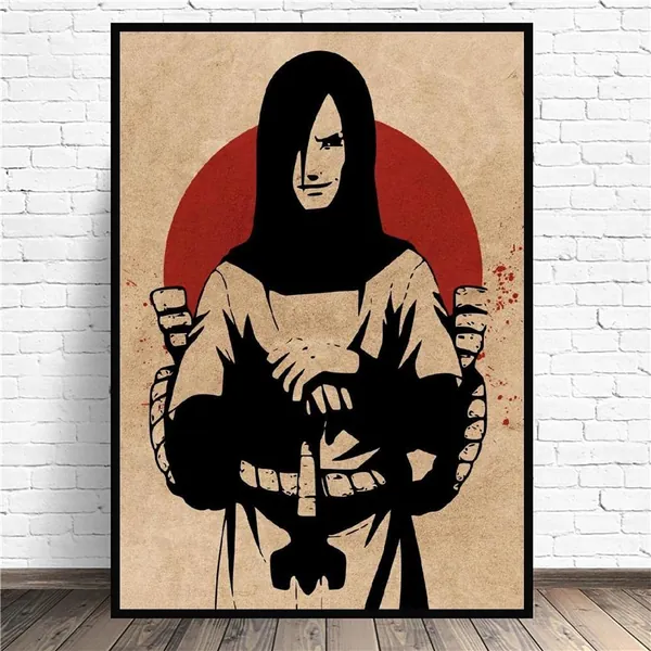 zuomo Orochimaru Anime Canvas Painting Wall Art Pictures Prints Home Decor Wall Poster For Living Room 50x70cm No Frame