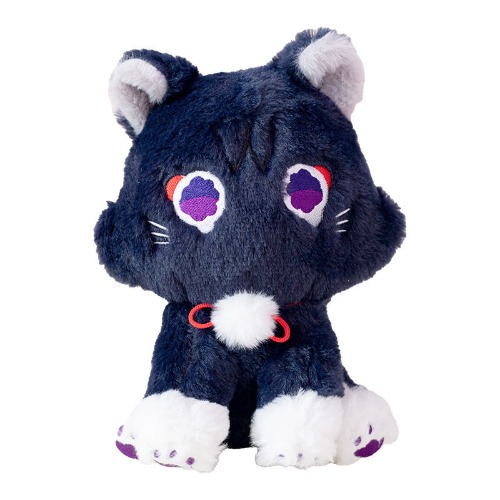 Wanderer Pet Cosplay Stuffed Doll: Anime Scaramouche Cat - Blue / 25cm