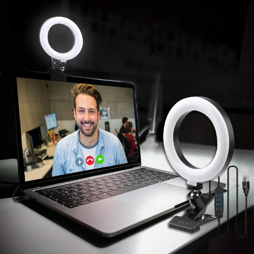 Video Conference Lighting Kit,streaming light, zoom lights, laptop light for Computers, Monitors and Laptops, best for Remote Working, Distance Learning, Webcam and Zoom Calls and Live Streaming etc