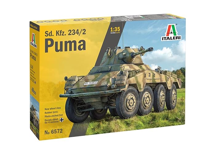  Puma 8-Wheel Model Building Plastic Kit