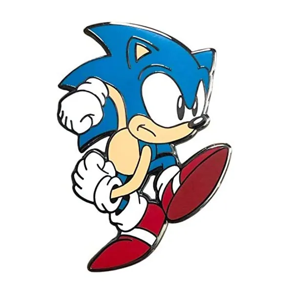
                            Speedy Sonic - Classic Sonic The Hedgehog Collectible Pin
                        