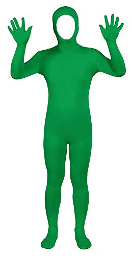 VSVO Face Open Zentai Spandex Bodysuit - Medium - Grass Green