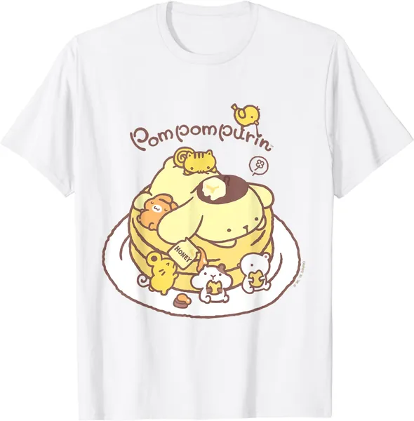Pompompurin Pancake Friends Tee Shirt T-Shirt
