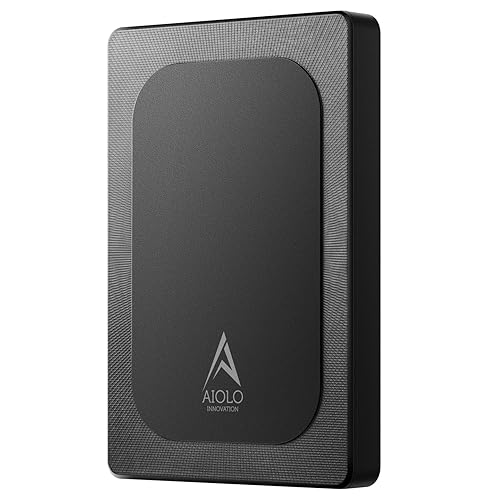 Aiolo Innovation 5TB External Hard Drive Ultra Slim Portable HDD-USB 3.0 for PC, Mac, Laptop, PS4, Xbox one,Xbox 360 Model A4 - 5TB