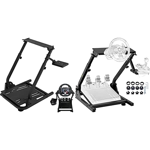 VEVOR G29 G920 Racing Steering Wheel Stand,fit for Logitech G27/G25/G29 & G920 Racing Steering Wheel Stand Shifter Mount fit for Logitech G27 G25 G29 Gaming Wheel Stand - Stand + Shifter Mount