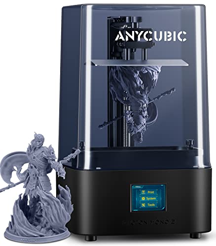ANYCUBIC Photon Mono 2 Resin 3D Printer with 6.6'' 4K + Monochrome Screen, Upgraded LighTurbo Matrix
