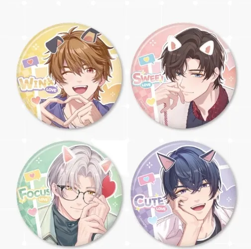 【Tears of Themis】Fluffy Romance Series - Tinplate Badge