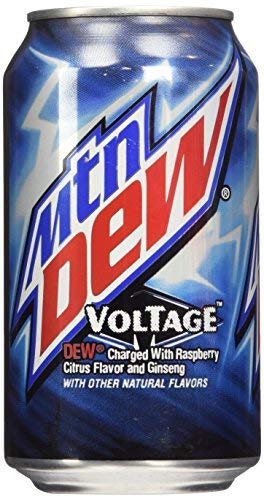 Mountain Dew Voltage, 12 FL OZ cans (24 cans) - 