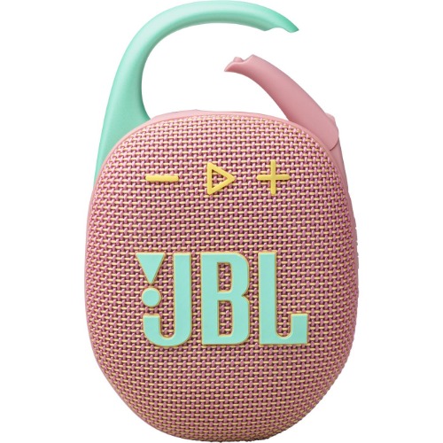 JBL Clip 5 Ultra-portable Bluetooth Speaker (Pink)