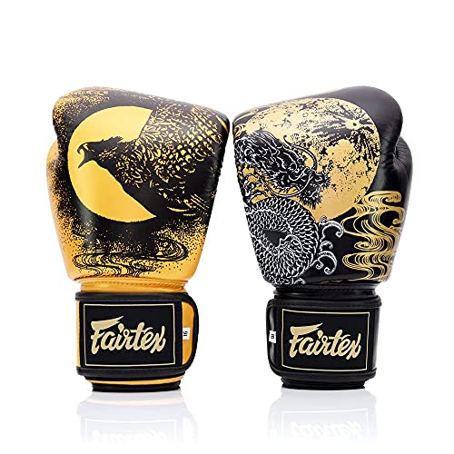 Fairtex BGV26 Harmony Premium Muay Thai Boxing Gloves | Limited Edition Design | Genuine Leather | Triple-Layered Foam | Compact & Ergonomic Fit | Ventilation System |MMA Kickboxing Gloves - 10oz