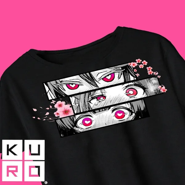 Anime Manga Eyes / Aesthetic Vaporware / Anime t shirt